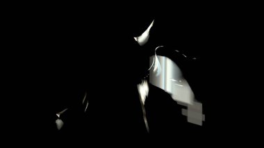 Fantezi kaotik renkli fraktal desen. Soyut Fraktal şekiller. 3D render resimde arka plan veya duvar kağıdı.