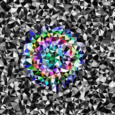 Arka plan çok renkli geometrik poligonal.