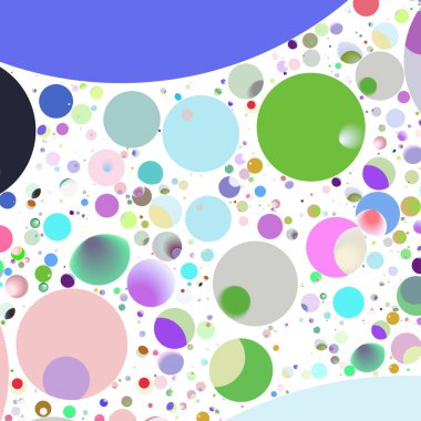 Çok renkli geometrik daire arka plan seamless modeli.