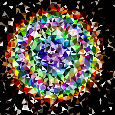 Arka plan çok renkli geometrik poligonal.