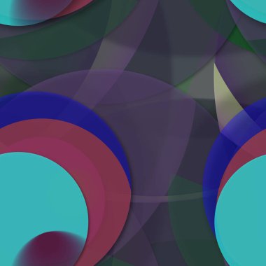 Çok renkli geometrik daire arka plan seamless modeli.