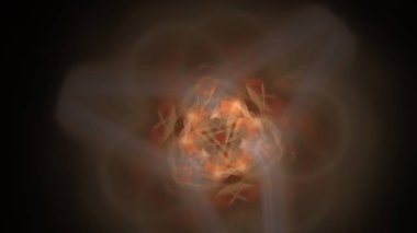 Fantezi kaotik renkli fraktal desen. Soyut Fraktal şekiller. 3D render resimde arka plan veya duvar kağıdı.