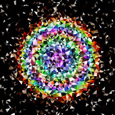 Arka plan çok renkli geometrik poligonal.