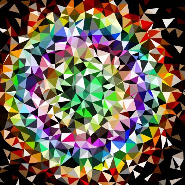 Arka plan çok renkli geometrik poligonal.