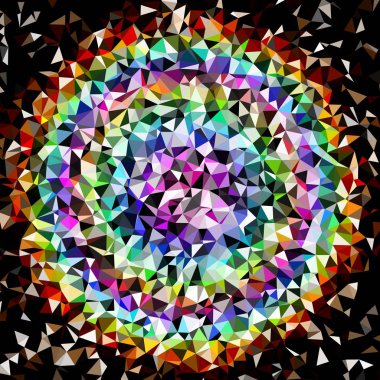 Arka plan çok renkli geometrik poligonal.