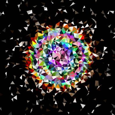 Arka plan çok renkli geometrik poligonal.