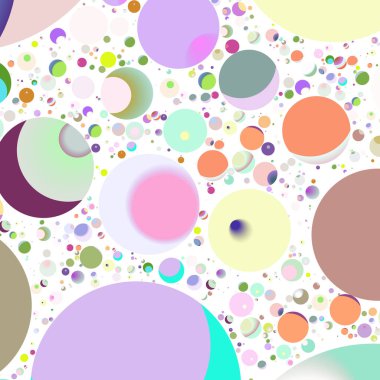 Çok renkli geometrik daire arka plan seamless modeli.