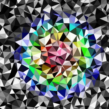 Arka plan çok renkli geometrik poligonal.