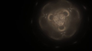 Fantezi kaotik renkli fraktal desen. Soyut Fraktal şekiller. 3D render resimde arka plan veya duvar kağıdı.