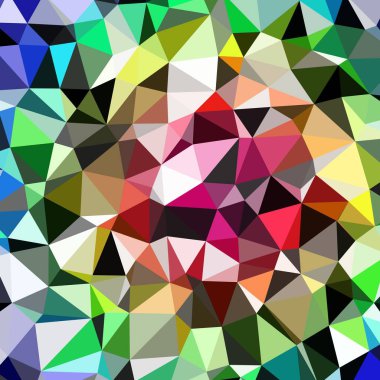 Arka plan çok renkli geometrik poligonal.