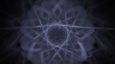 Fantezi kaotik renkli fraktal desen. Soyut Fraktal şekiller. 3D render resimde arka plan veya duvar kağıdı.