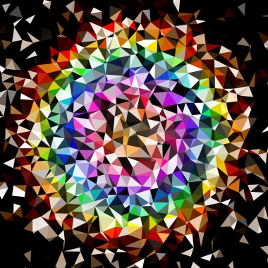 Arka plan çok renkli geometrik poligonal.