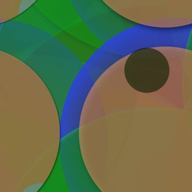 Çok renkli geometrik daire arka plan seamless modeli.