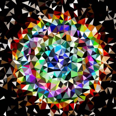 Arka plan çok renkli geometrik poligonal.
