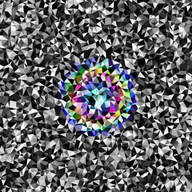 Arka plan çok renkli geometrik poligonal.