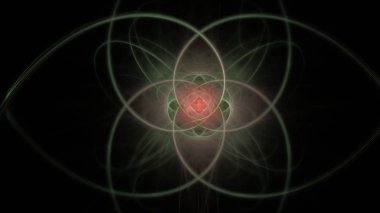 Fantezi kaotik renkli fraktal desen. Soyut Fraktal şekiller. 3D render resimde arka plan veya duvar kağıdı.