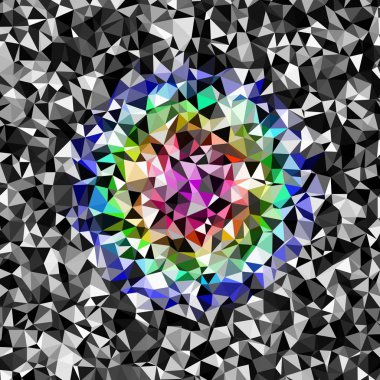 Arka plan çok renkli geometrik poligonal.