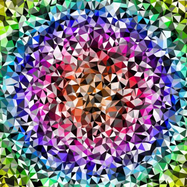 Arka plan çok renkli geometrik poligonal.