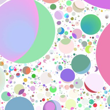 Çok renkli geometrik daire arka plan seamless modeli.