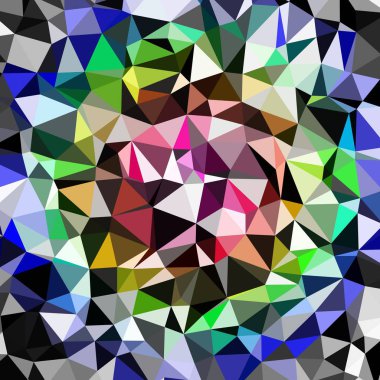 Arka plan çok renkli geometrik poligonal.