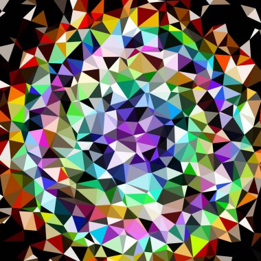 Arka plan çok renkli geometrik poligonal.