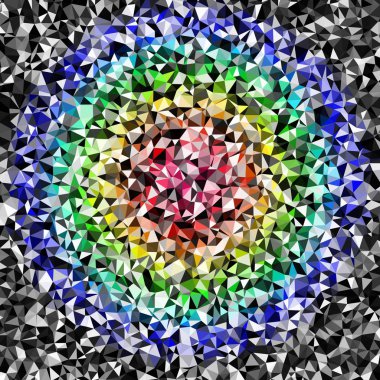 Arka plan çok renkli geometrik poligonal.