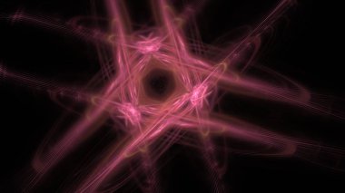 Fantezi kaotik renkli fraktal desen. Soyut Fraktal şekiller. 3D render resimde arka plan veya duvar kağıdı.