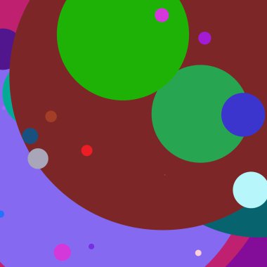 Daire geometrik zarif arka plan çok renkli desen.