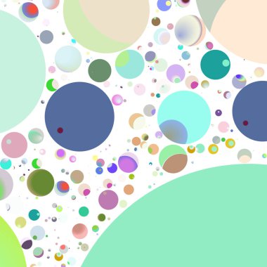 Çok renkli geometrik daire arka plan seamless modeli.