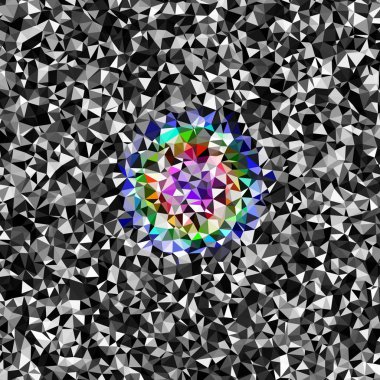 Arka plan çok renkli geometrik poligonal.