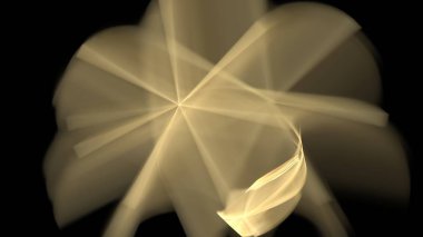 Fantezi kaotik renkli fraktal desen. Soyut Fraktal şekiller. 3D render resimde arka plan veya duvar kağıdı.