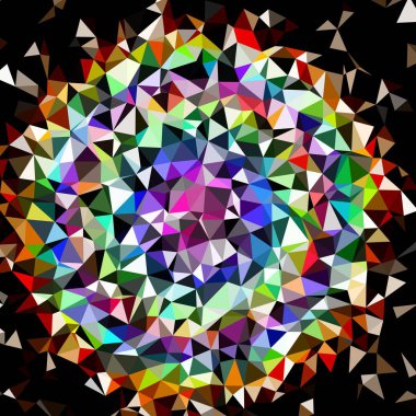 Arka plan çok renkli geometrik poligonal.
