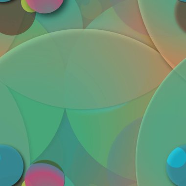 Çok renkli geometrik daire arka plan seamless modeli.