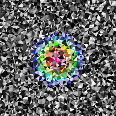 Arka plan çok renkli geometrik poligonal.