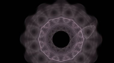 Fantezi kaotik renkli fraktal desen. Soyut Fraktal şekiller. 3D render resimde arka plan veya duvar kağıdı.