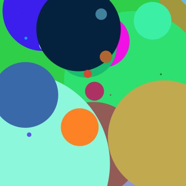 Daire geometrik güzel arka plan çok renkli desen.