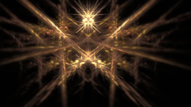 Fantezi kaotik renkli fraktal desen. Soyut Fraktal şekiller. 3D render resimde arka plan veya duvar kağıdı.