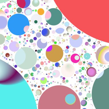 Çok renkli geometrik daire arka plan seamless modeli.