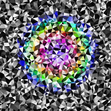 Arka plan çok renkli geometrik poligonal.