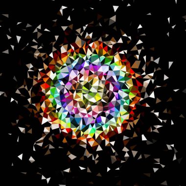 Arka plan çok renkli geometrik poligonal.