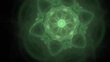 Fantezi kaotik renkli fraktal desen. Soyut Fraktal şekiller. 3D render resimde arka plan veya duvar kağıdı.