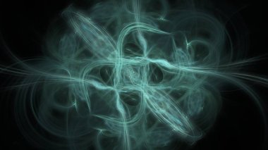 Fantezi kaotik renkli fraktal desen. Soyut Fraktal şekiller. 3D render resimde arka plan veya duvar kağıdı.