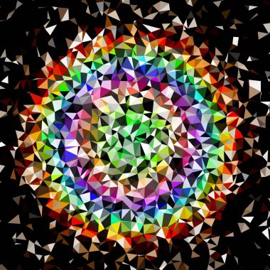 Arka plan çok renkli geometrik poligonal.