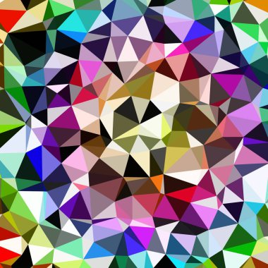 Arka plan çok renkli geometrik poligonal.