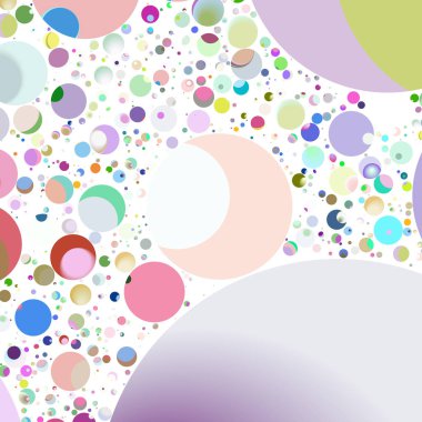 Çok renkli geometrik daire arka plan seamless modeli.