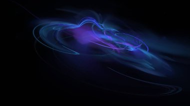 Fantezi kaotik renkli fraktal desen. Soyut Fraktal şekiller. 3D render resimde arka plan veya duvar kağıdı.