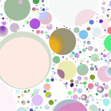 Çok renkli geometrik daire arka plan seamless modeli.