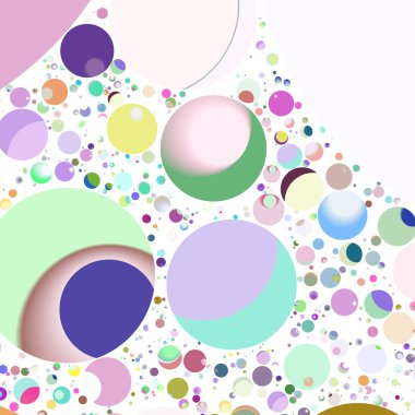 Çok renkli geometrik daire arka plan seamless modeli.