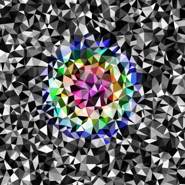 Arka plan çok renkli geometrik poligonal.