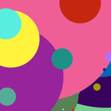 Daire geometrik güzel arka plan çok renkli desen.